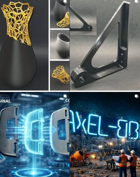 3D navrhování, 3D tisk,